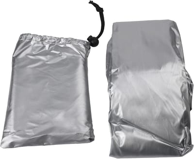 Opvouwbare ladderhoes - Ladder beschermhoes - Buiten opslag - Duurzaam Oxford doek - 50 x 124 x 65 cm - Zilver