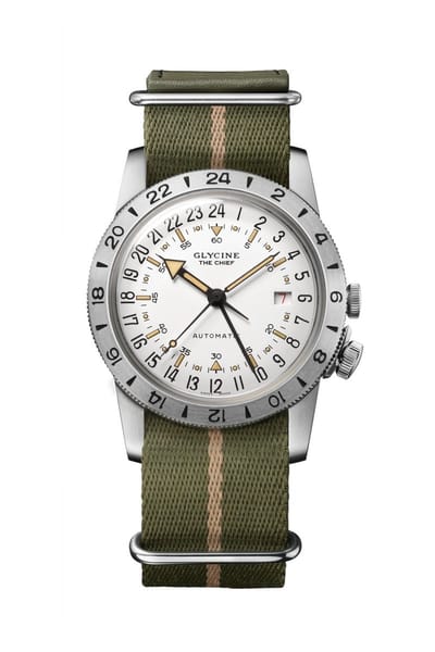 Glycine GL0473 - Airman Vintage The Chief GMT 40