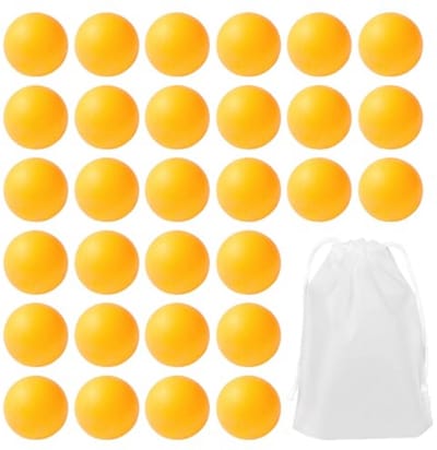 30 Gele Pingpongballen – Geschikt voor Feesten, Spellen en Training