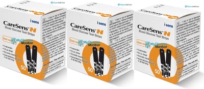 Caresens N Diabetesstrips Bundel 3x50 stuks