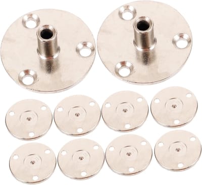 Muziekdoos Onderdelen - Mechanisme Basis - Muziekdoos Maken - Stevige Legering - 10 Stuks - Zilver