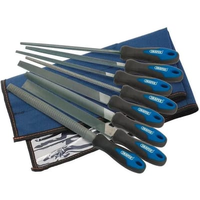 Set van 6 vijl en 2 raspen Draper (x8)