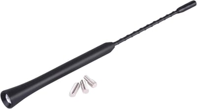 Universele Auto Antenne - Radio Ontvanger Booster - Verbeter Radio Ontvangst - Waterdicht Stofdicht Ontwerp - 9 inch - Zwart