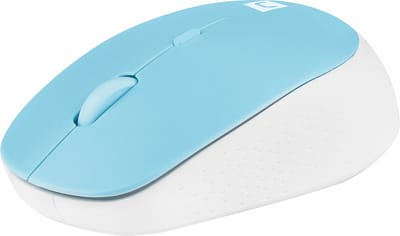 Natec Harrier 2 - Muis - Bluetooth 5.1 - Wit Blauw - Muis - Optisch - 4 knoppen - Blauw