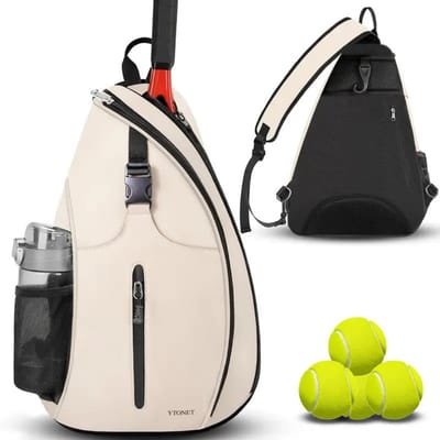 Nivard Padeltas - Padel Tas - Tennistas - Tennis - Rugzak - Hoes - Heren - Dames - Zak - Beige