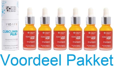 Curcumin Plus 15ml Vidafy Voordeelpakket 6 in 1