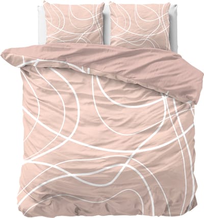 Sleeptime Mahila Dekbedovertrekset - Tweepersoons - 200X200/220 + 2 x kussenslopen 60x70 - Roze