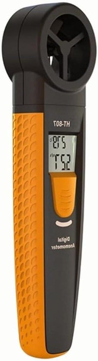 Digitale Windmeter - Windmeter Temperatuurmeter - Buitenactiviteiten Meten - 5 Eenheden Beaufortschaal - Compact Zakformaat - Zoals Afgebeeld
