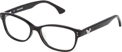 Ladies'Spectacle frame Zadig & Voltaire VZV092530700 Black (ø 53 mm)