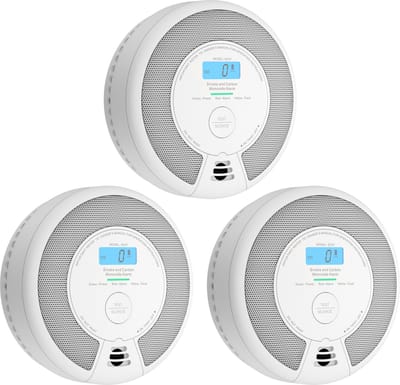 X-Sense SC07 Combimelder - 3 Combimelders - Rook en koolmonoxide - 10 Jaar batterij en 360° sensor - Rookmelder en koolmonoxidemelder - Rook én CO melder