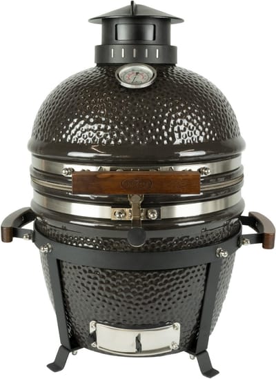 Grizzly Grills Kamado Elite Compact – Ø33 cm / Ø13inch – Houtskoolbarbecue - Kamado - compleet met platesetter en aspook