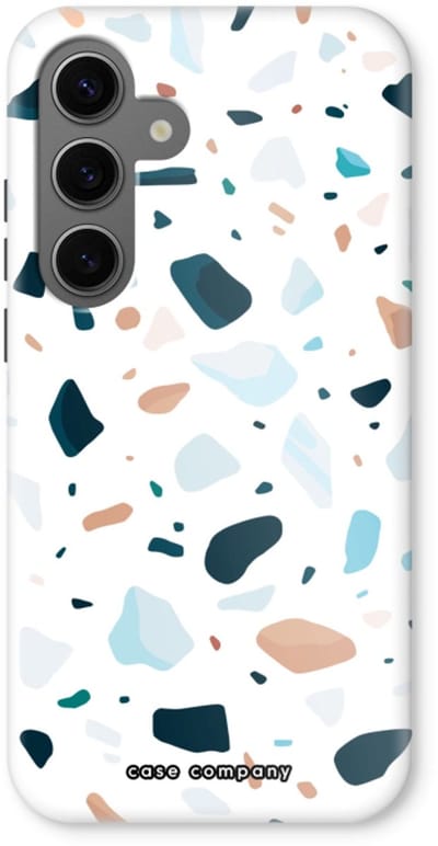 Case Company® - Hoesje geschikt voor Samsung Galaxy S24 hoesje - Terrazzo N°13 - Tough Case - Maximale Bescherming alle Kanten en Schermrand