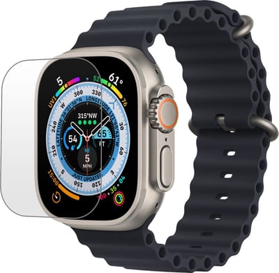 Screenprotector Geschikt voor Apple Watch Ultra Screenprotector Tempered Glass Beschermglas - Screenprotector Geschikt voor Apple Watch Ultra (49 mm) Screen Protector
