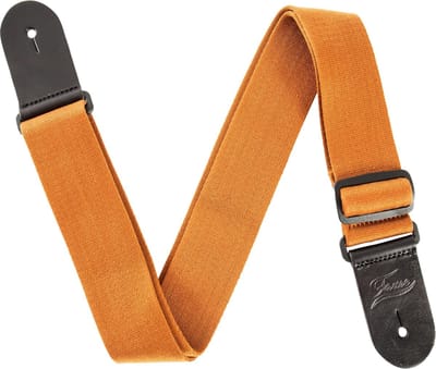 Fame Cotton Bass/Guitar Strap (Light Brown) - Gitaarband