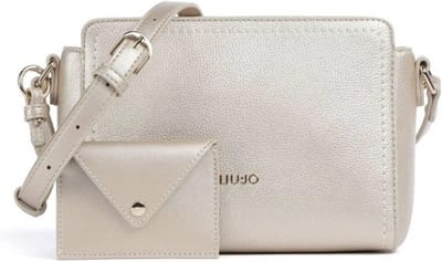 Dames Handtas Schoudertas Crossbody Tas Goudkleurig Vegan Leer