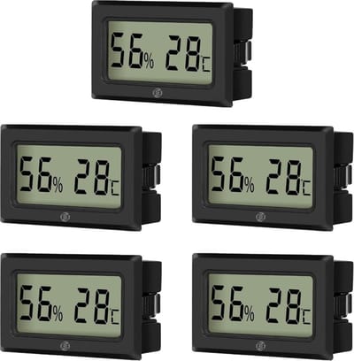 Temperatuurmeter Binnen - Huisthermometer - Weerstation Binnen - Thermometer Binnen Digitaal - Kamer Thermometer - Binnenthermometer - Huisthermometer Binnen - Digitale Thermometer - Binnenshuis