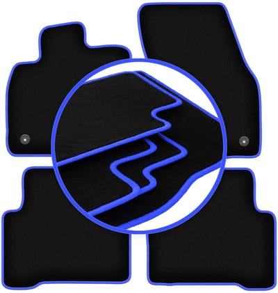 CARLUX-BLUE automatten voor: Volkswagen Touran II minivan (2016-)