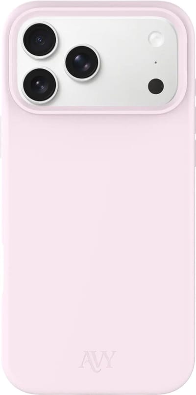 AVY Hoesje geschikt voor Apple iPhone 17 Pro | Compatibel met MagSafe | Back Cover | Liquid Silicone | Comfortabel in de Hand | Roze