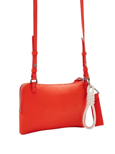 Desigual Schoudertas Half Logo 24 Lisa Crossbody Bag Mandarina Oranje
