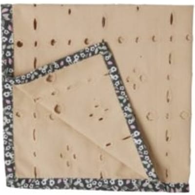 Rice katoenen servetten beige set van 2