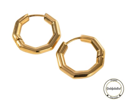 Soraro Hoops Oorbellen | Goudkleurig | Elegant | Moederdag Cadeau | Cadeau voor Haar| Cadeau