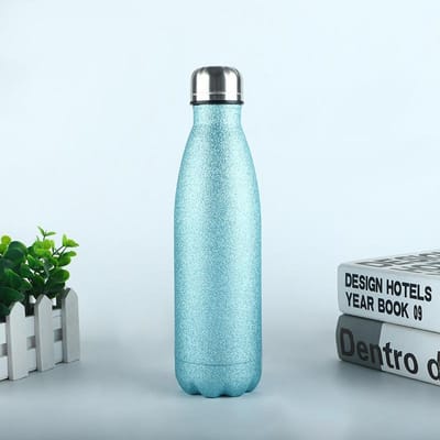 Stalen Sportfles Glitters Spuitlak Cola Fles Thermosfles Beker Houders Eén Stuk Bedrukking Duurzaam Duurzaam Nuttig 500ml