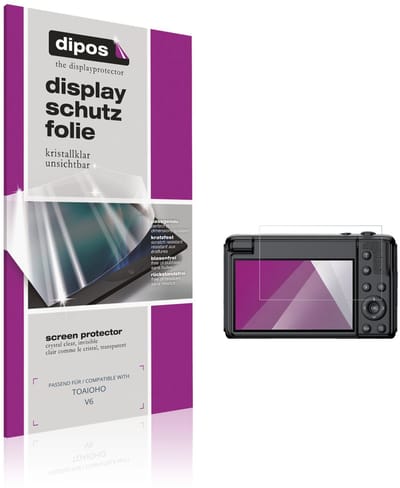 dipos – 4x Beschermfolie geschikt voor TOAIOHO V6 | Krasbestendige & heldere Screenprotector Ultra-Thin