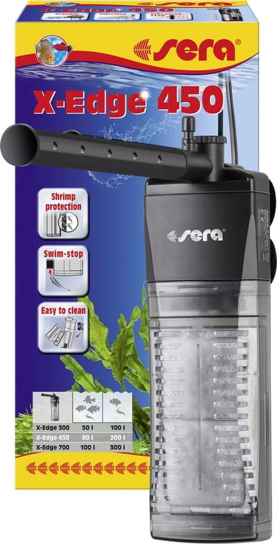 Sera Filter X-Edge 450 (80-200l) hoekfilter