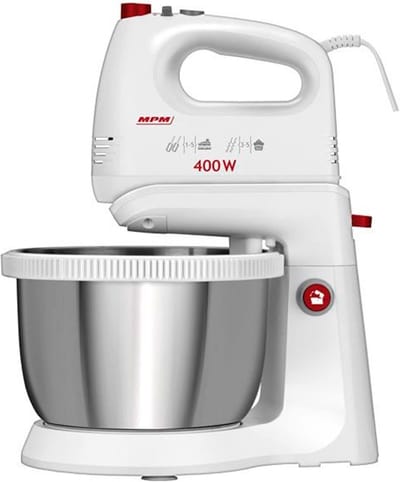 Kneedmachine met Roterende Kom (3.5L) - 400W - 5 Snelheden + Turbo - Inox Accessoires