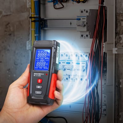 Elektromagnetische Stralingsmeter - 2-in-1 Elektrisch & Magnetisch Veld - LCD Display - Oplaadbaar - 60×25×133 mm [25800]