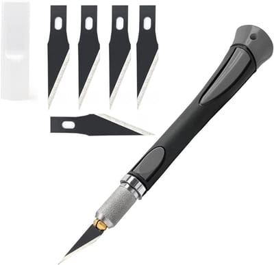 Precision Carving Craft scalpelset met 5 messen, ideaal voor knutselen, hobbyprojecten en sculpturen