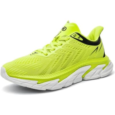 Nieuwe Professionele Hardloopschoenen Heren Grote Maat 39 -46 Comfortabele Wandelsneakers Outdoor Luxe Hardloopschoenen Herenschoenen 44 yellow