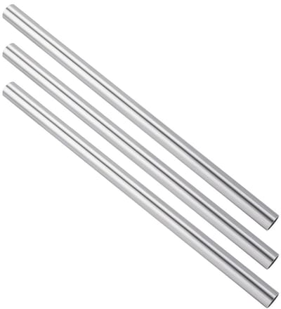 Dailygoods- Stalen Buis 3 Stuks - Koudgewalst - Naadloos - Roestvrij