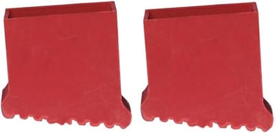 Antislip Ladder Voeten - Rubber Pad Vervanging - Veilig Werken - Robuust en Slijtvast - 2 Stuks - Zwart
