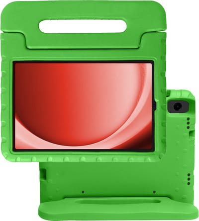 Hoes - Geschikt voor Samsung Galaxy Tab A9 - Kinderhoes Shockproof Bumper - Kidsproof Case - Tablet Hoesje - Kinder Hoes Cover - Groen
