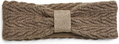 Pieces Pcnohanna Headband Lurex Fossil Gold Lurex | Bruin | Maat: One Size