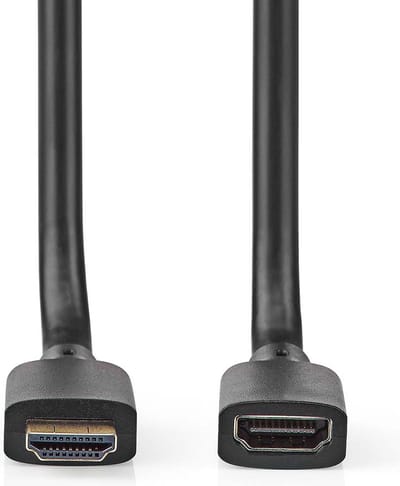 Nedis Ultra High Speed ​​HDMI-Kabel - HDMI Connector - HDMI Output - 8K@60Hz - 48 Gbps - 1.00 m - Rond - 7.9 mm - Zwart - Doos
