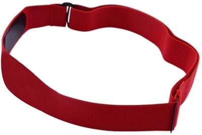 Golden crown - Verstelbare Hartslagmeter Borstband - Compatibel met MZ Hartslagmeter - Zachte Nylon Band - Geschikt voor Smartphones en Tablets - Rood