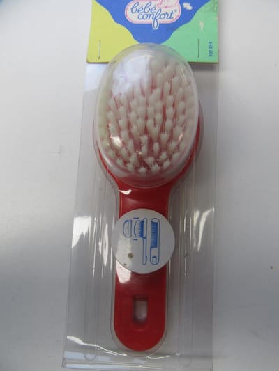 bebe confort , baby borstel + kam , rood