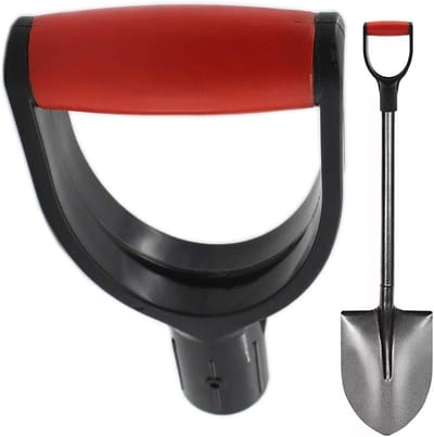 Schopsteel Handvat - Gereedschap Handgreep - Tuinieren en Sneeuwruimen - Ergonomische Hefboomfunctie - 20 x 126 cm - Zwart