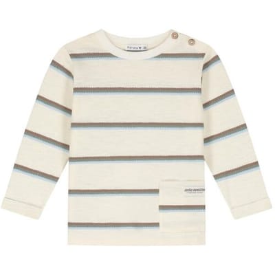 Prénatal baby shirt Dark Off-White 62 heren