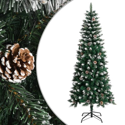 vidaXL - Kunstkerstboom - met - standaard - 180 - cm - PVC - groen