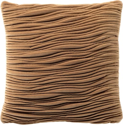 DAVIDE | sierkussen 43x43 cm | Natural | bruin | Hoii | met duurzame kussenvulling