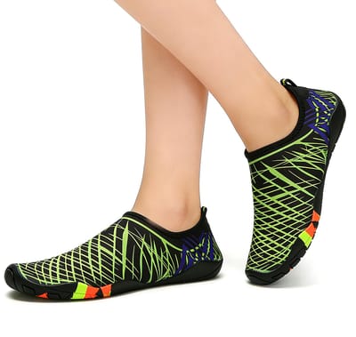 Barefoot Schoenen - 2XS - Maat 35 - Lengte 22 cm - Waterschoenen - Aquashoes - Afzwemschoenen - Zwemles - Dames & Heren - Fitness - Sportschoenen - Waterschoenen voor heren en dames - snel drogende zwemsokken - zwembadschoenen - strandschoenen