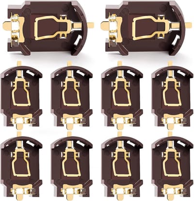 Batterijhouders Knoopcel - SMD Houders - Elektronica Projecten - Horizontaal Ontwerp - 10 Stuks
