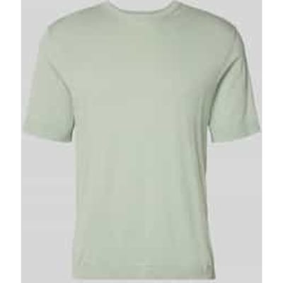 Regular fit gebreid shirt van biologisch katoen model 'TORINO'