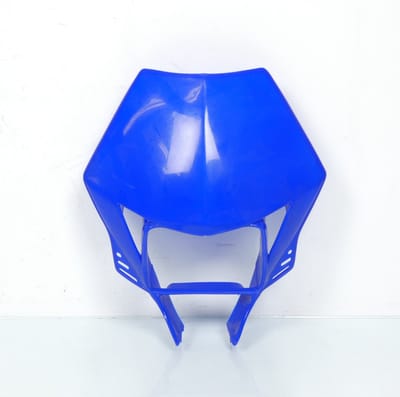 originele koplampplaat voor motorfiets beta 50 rr 22.28471.137 / blauw nieuw