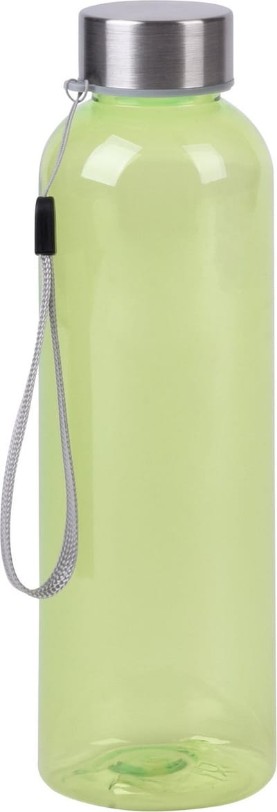 Bellatio Design Waterfles / drinkfles / sport bidon Olympic - groen - kunststof - 500 ml - rvs schroefdop