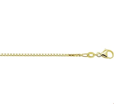 The Jewelry Collection Ketting Venetiaans 1,2 mm - Doublé 10/000