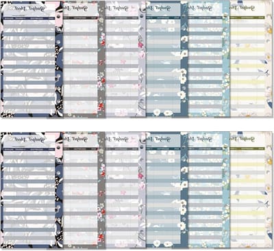 36 Stuks Budget Planner Accessoires A6 - Budgetpapier, Draagbare Geldplanner en Samenvattingskaarten voor Financieel Beheer